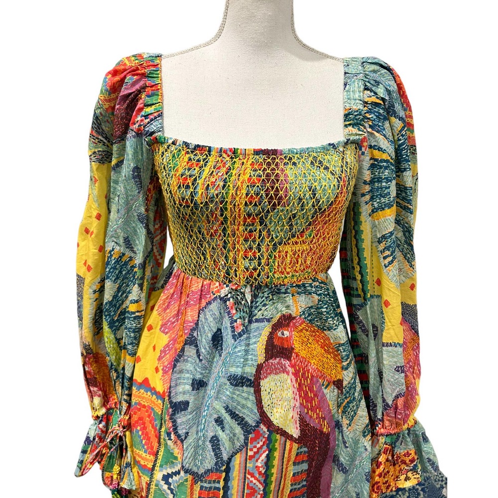 FARM Rio Colorful Tropical Mini Dress - Picture 6 of 10